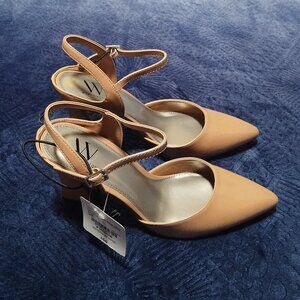 Women's Worthington Zeeland Camel Color Heels Size 8M-NWT/NWOB $60.00.